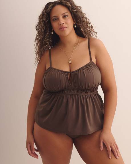 Satin Babydoll Tankini