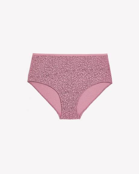 Full Rose Textured Cotton Brief - ti Voglio