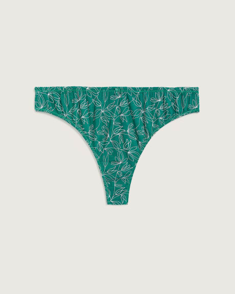 Printed Thong with Bow - tiVOGLIO