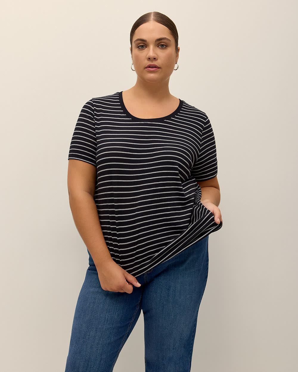 Boyfriend-Fit Short-Sleeve T-Shirt - PENN. Essentials