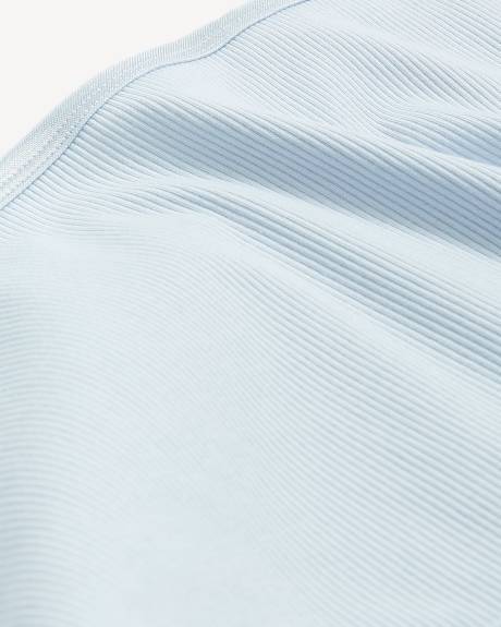 Culotte côtelée avec élastiques scintillants à la taille- ti Voglio