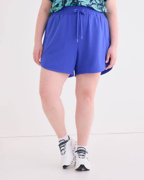 French Terry Shorts with Side Panel - Active Zone