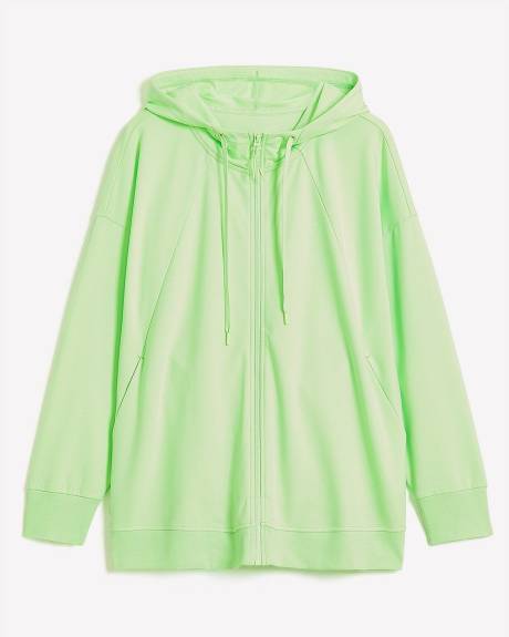 French Terry Hooded Jacket - Active Zone