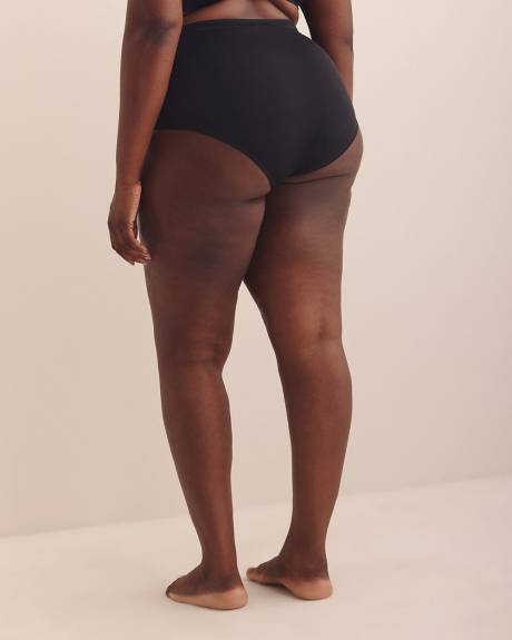 Light Control Microfibre Brief with Mesh Inserts - Déesse Collection