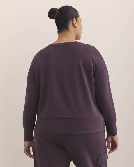 Light Knit Crewneck Sweatshirt - Active Zone