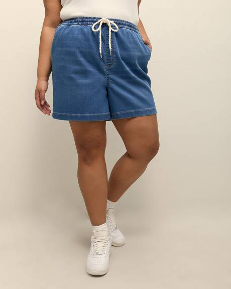 Short en denim extensible, tissu responsable - d/C JEANS