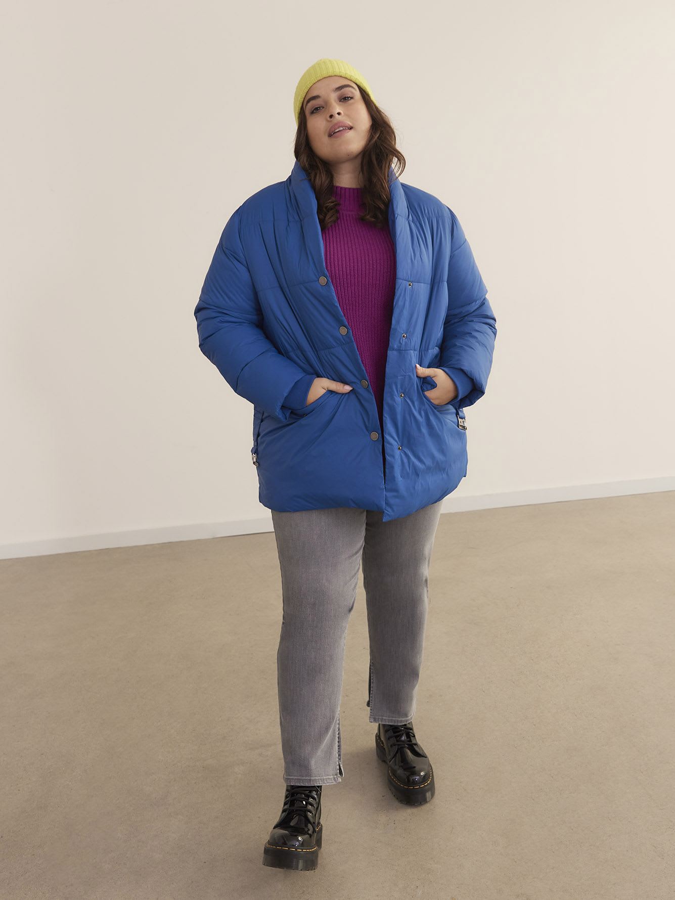 Shawl collar deals puffer jacket