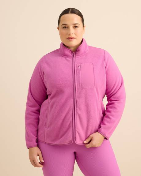 Polar Fleece Mock-Neck Jacket - Active Zone