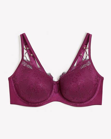 Sexy Lace Underwire Balconette Bra - Déesse Collection