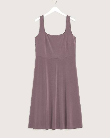 Sleeveless Fit & Flare Midi Dress - Addition Elle
