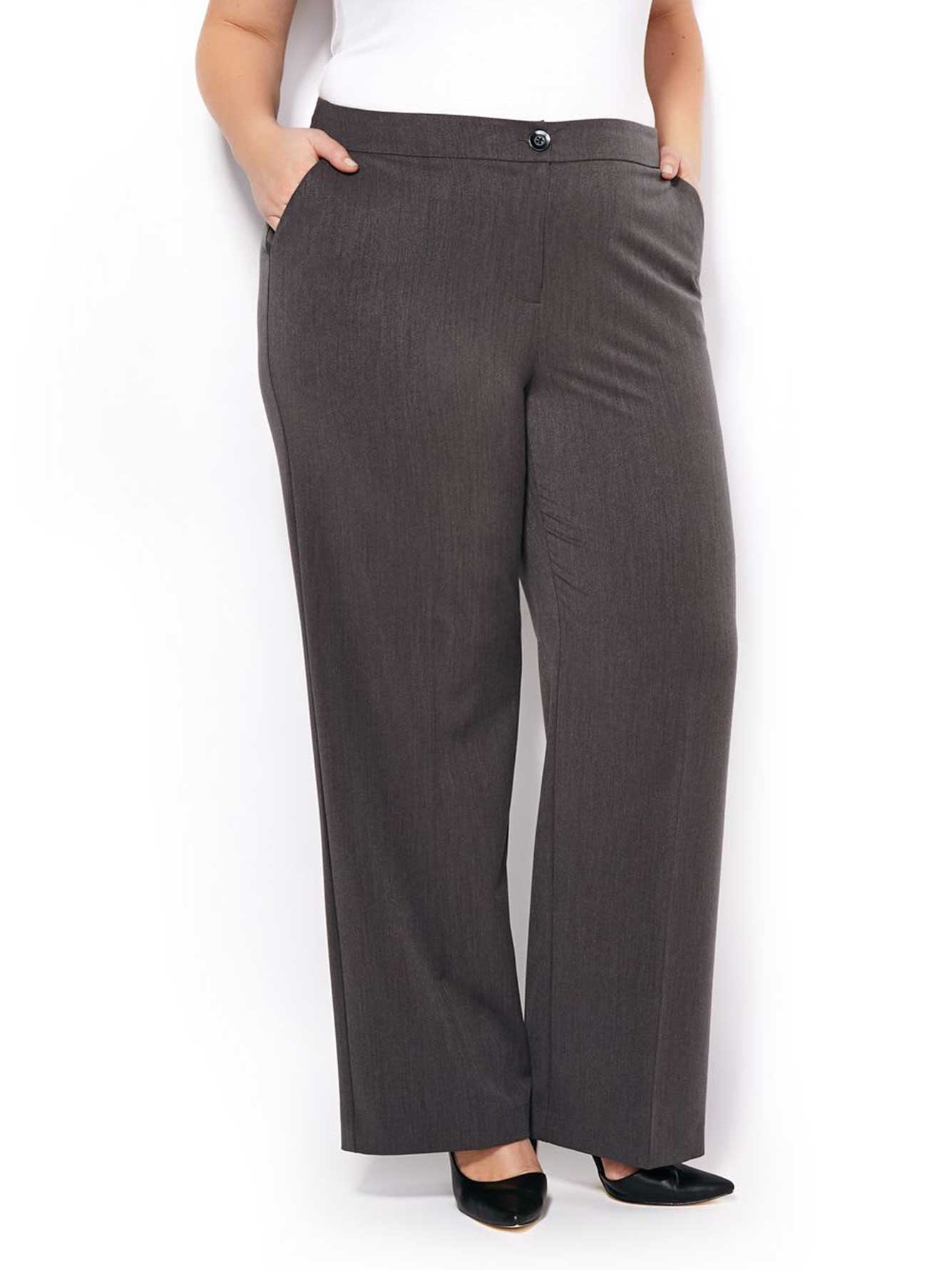 wide leg pants for curvy figure