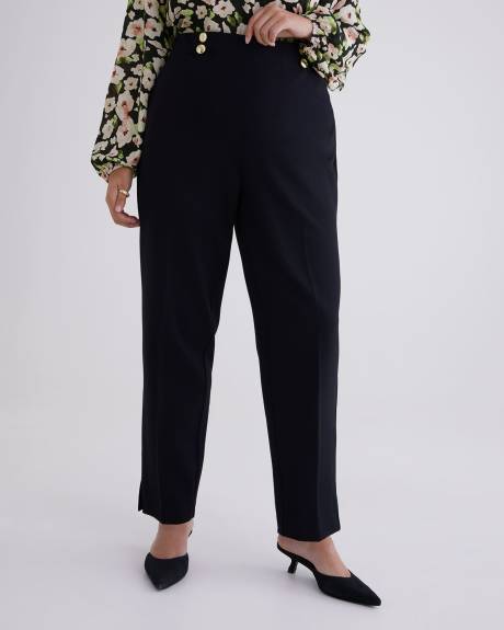 Pantalon nautique essentiel à taille haute et à jambe effilée