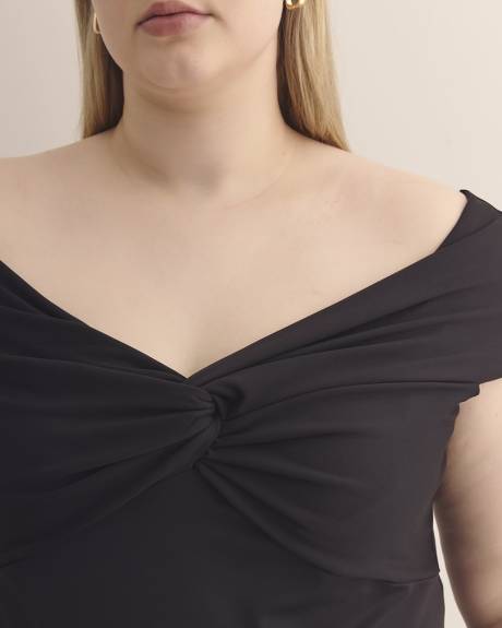 Twisted Off-the-Shoulder Top