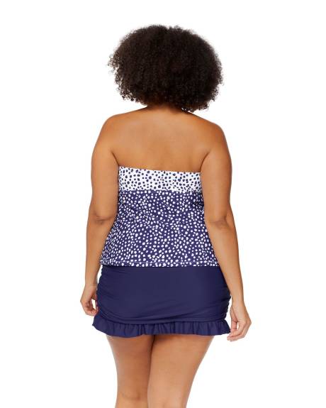 Haut tankini Zanzibar à pois - Raisins Curve