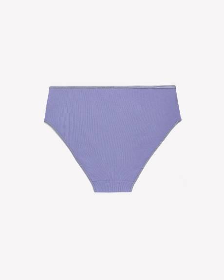 Culotte échancrée côtelée unie - ti Voglio