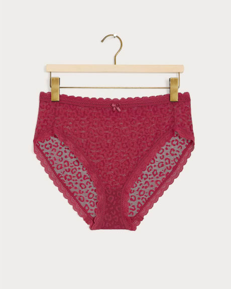 High-Cut Lace Brief - Déesse Collection