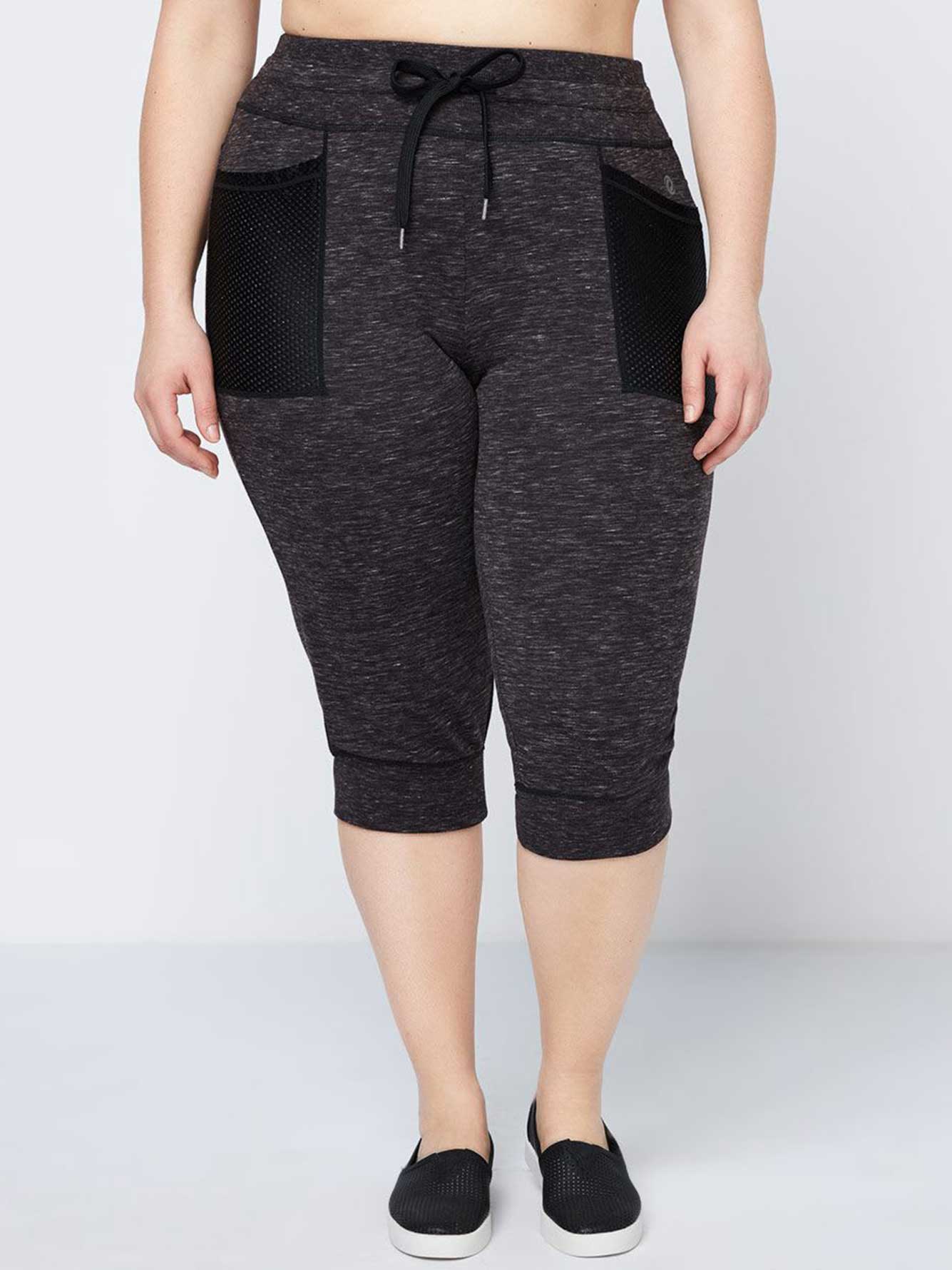 women's cotton capri joggers