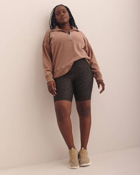 Responsible, Printed Bike Shorts with Pockets - Active Zone