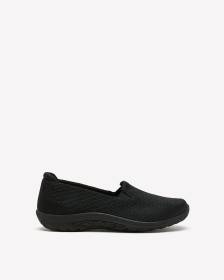 Wide Width, Black Reggae Fest Slip-On Shoe - Skechers