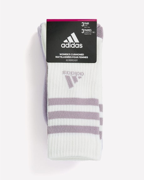 3-Stripes Crew Socks, pack of 3 - adidas