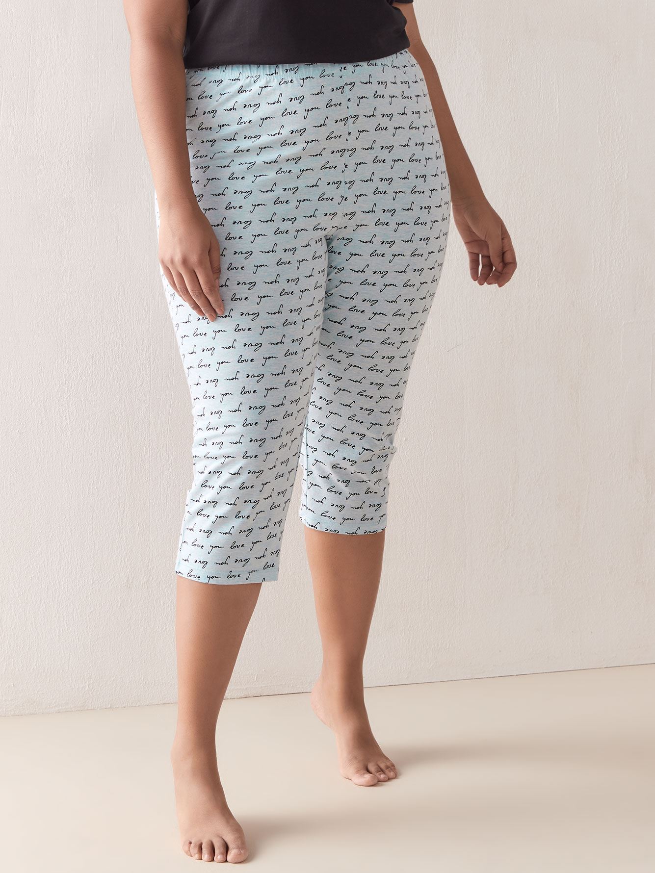 Printed Capri Pajama Pants In Every Story Penningtons