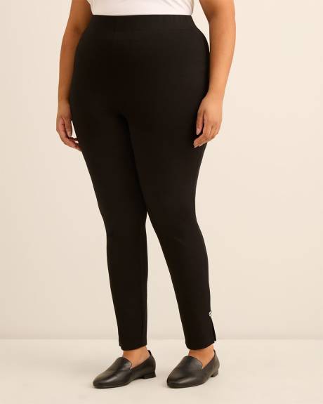 Responsible, Black Ponte de Roma Legging with Bow Detail