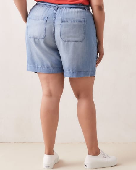Responsible Tencel Short With Sash Belt - d/C Jeans
