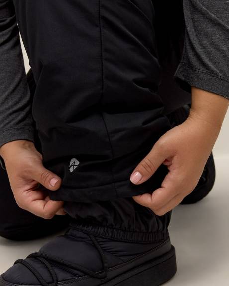 Pantalon de neige uni, tissu responsable - Active Zone