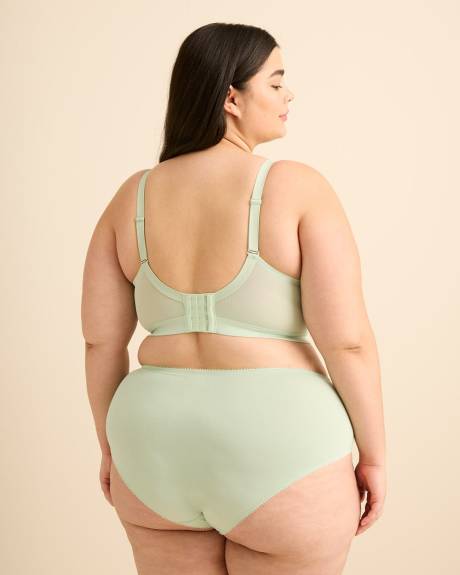 Soutien-gorge de d&eacute;tente rembourr&eacute; textur&eacute; turquoise, sans armatures - D&eacute;esse Collection