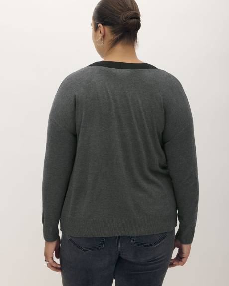 Cardigan avec poches, tissu responsable - Addition Elle