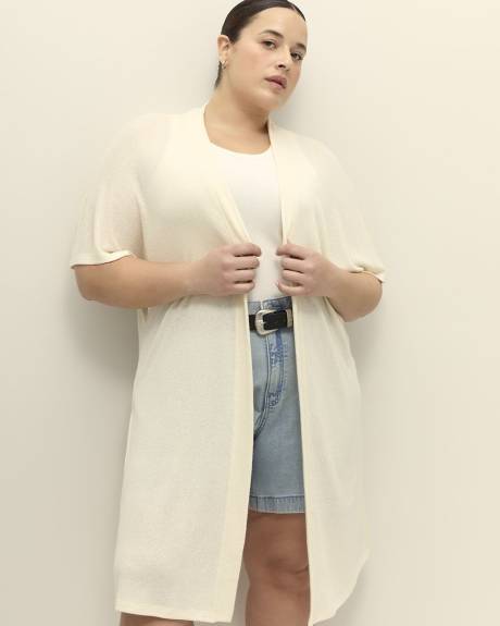 Extended-Sleeve Tunic Overpiece