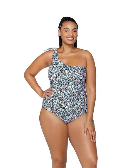 Maillot une-pièce asymétrique Marita - Raisins Curve