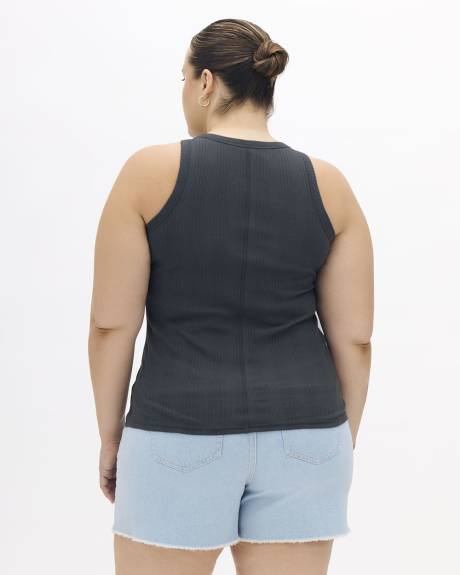 Camisole côtelée à encolure licou - Addition Elle - Essentiels PENN.
