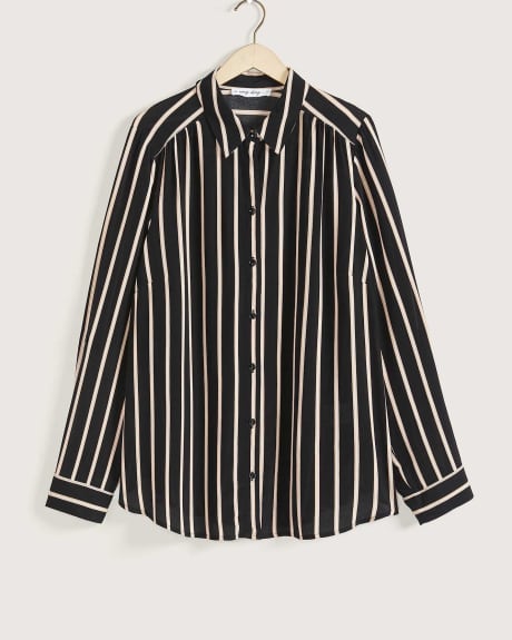 Printed Casual Long-Sleeve Shirt - In Every Story