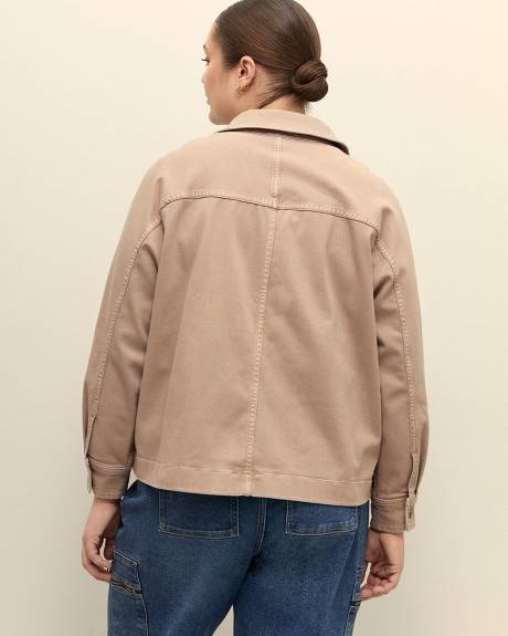 Washed Cotton Utility Jacket