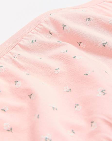 Culotte classique en coton à petites fleurs avec élastique scintillant - ti Voglio