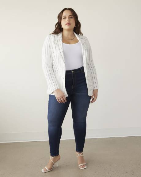 Pinstripes Seersucker Blazer