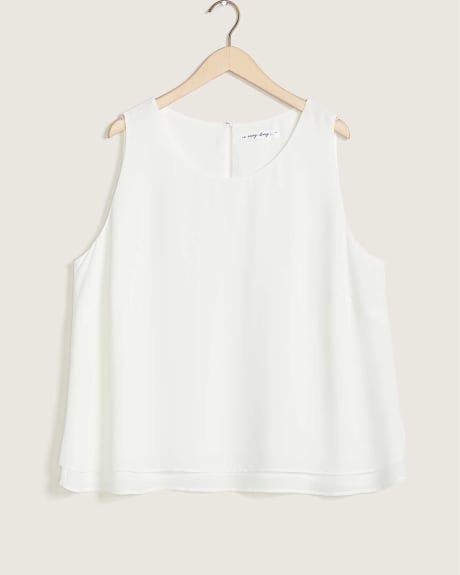 Petite, Responsible Sleeveless Blouse With Underpinning - In Every Story
