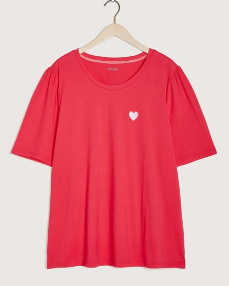 Lounge TShirt With Embroidery tiVOGLIO Penningtons