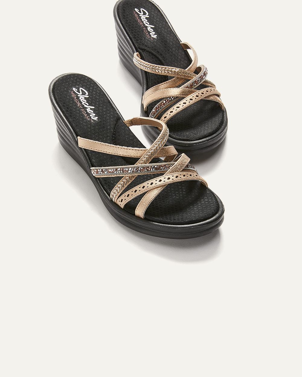 skechers new lassie wedge sandal