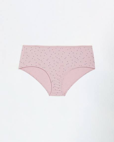 Culotte classique en coton fleuri avec élastique scintillant - ti Voglio