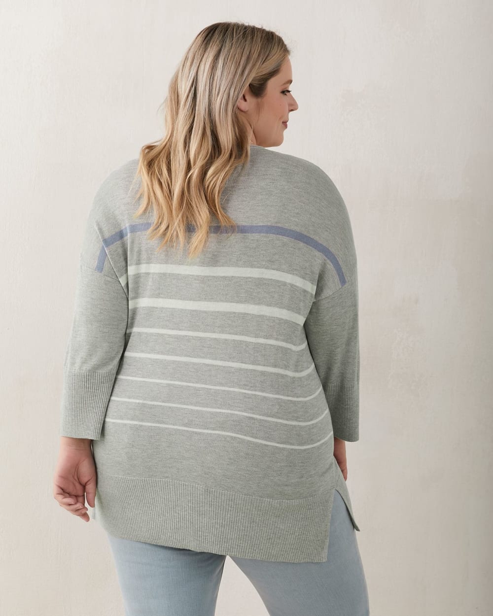 v neck tunic sweaters