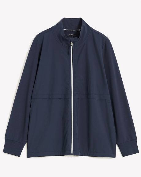 4-Way Stretch Mock-Neck Zipped Jacket - Active Zone