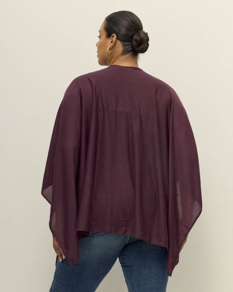 Cape en tricot léger