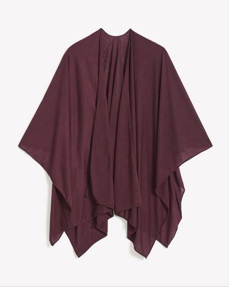 Cape en tricot léger