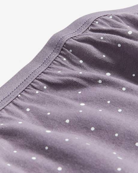 Culotte classique en coton à pois avec élastique scintillant - ti Voglio