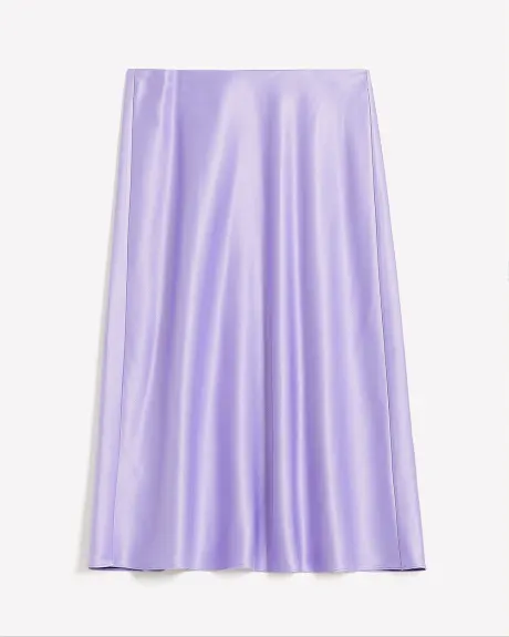 Satin Column Midi Skirt - Addition Elle
