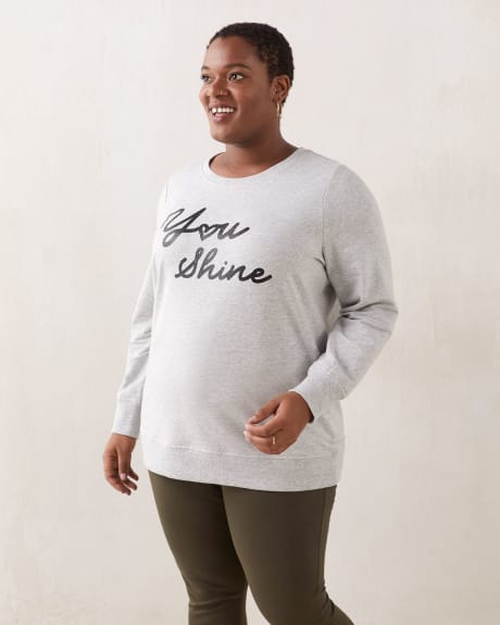 French Terry Crew Neck Sweatshirt - In Every Story