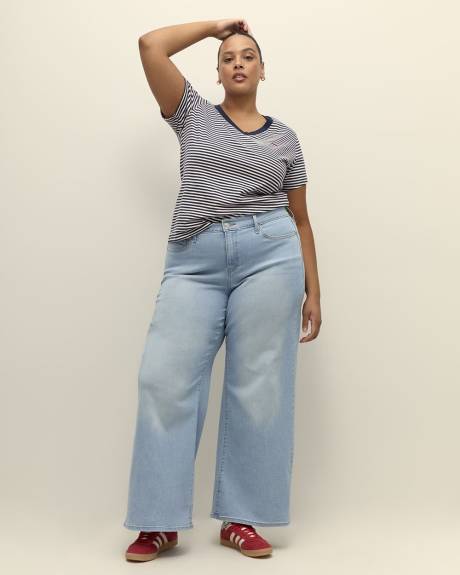 Light Blue Shaping Wide-Leg Denim, Tall - Levi's