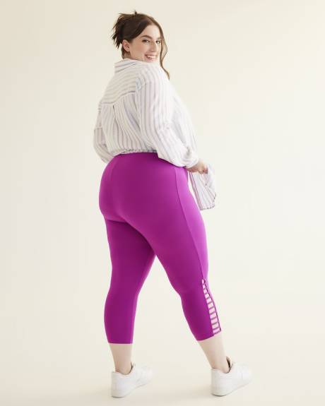 Legging capri avec détail tressé, tissu responsable